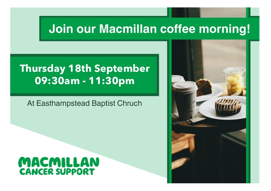 Macmillan Coffe Event Invite 2